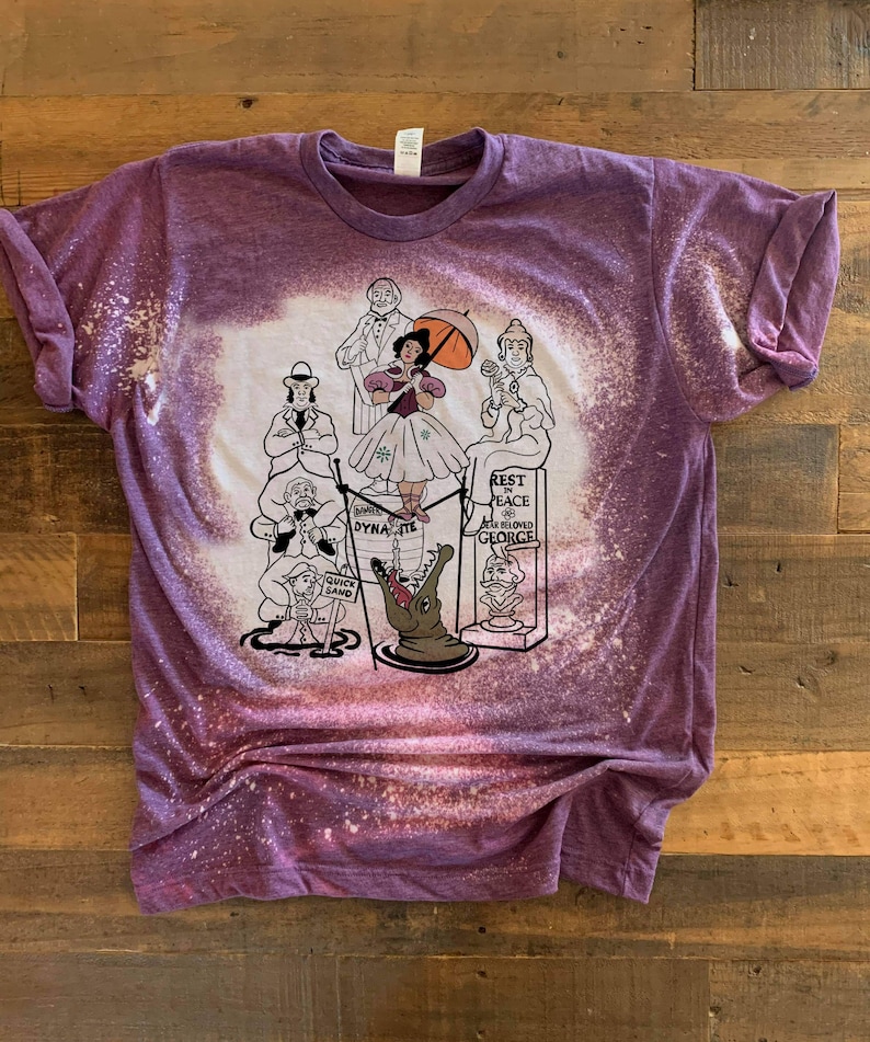 Tightrope Lady Shirt, Haunted Mansion Sally bleached, Hitchhiking Ghost, Sally Slater tee, Disneys Haunted Mansion, 99 Happy Haunts image 6