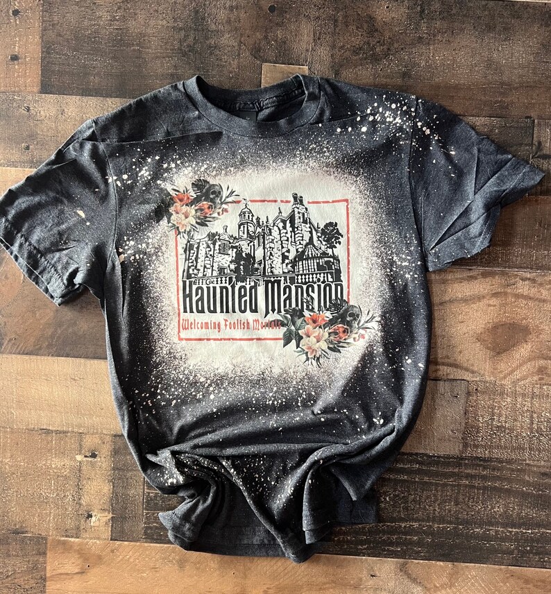 Haunted Mansion Baby Tee, Hitch Hiking Ghosts Crop Tank, Foolish Mortals Tee, Disney Ghosts shirt, Floral Womens Boo to You Tshirt Charcoal shirt