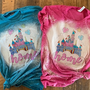 Cinderella castle shirt, disneyland sweatshirt, pink castle shirt, disneyland shirt, home disney shirt, sleeping beauty castle