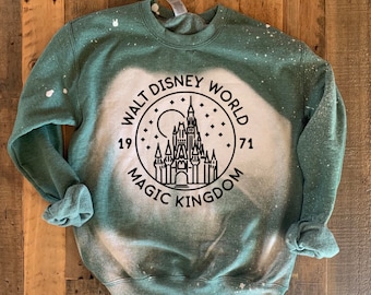 walt disney sweatshirt, magic kingdom crewneck, womens disney sweatshirt, wdw sweatshirt, disney park sweatshirt, any design, long sleeve