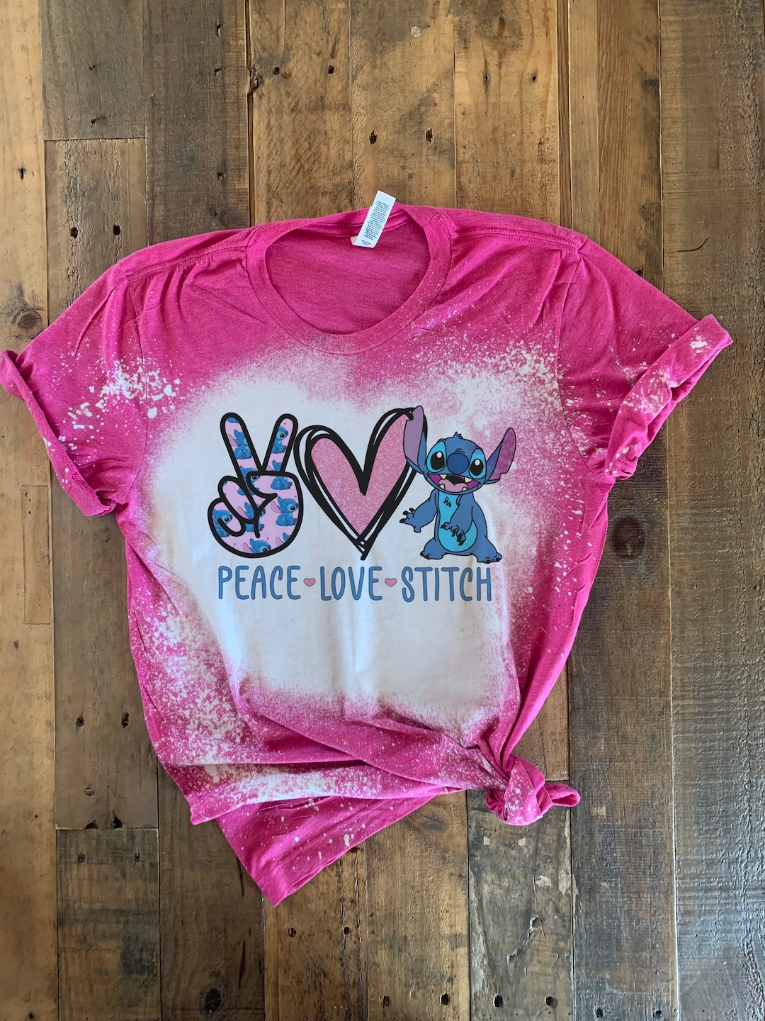 Stitch Shirt, Lilo and Stitch Scrump Shirt, Peace Love and Stitch