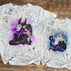 Ursula Crop Tank, Evil Sea Witch Baby Tee, Evil Villains Crop, Villains Crop Tank, Maleficent, Cruella, Jafir, Vanessa
