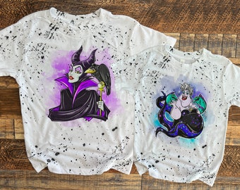 Ursula Crop Tank, Evil Sea Witch Baby Tee, Evil Villains Crop, Villains Crop Tank, Maleficent, Cruella, Jafir, Vanessa