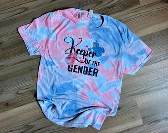 Keeper Gender Shirt, Gender Reveal Fairy shirt, Pregnancy reveal, Fairy Gender Party tshirt, magic kingdom, custom bleach shirt