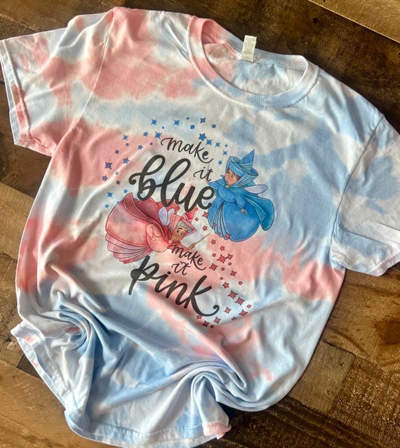 pink and blue tie dye dress gender reveal Tie Dye Spaghetti Strap pink and blue gender reveal Gradient maternity Dress