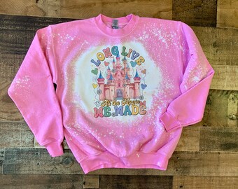 Long Live the Magic Castle, Girls Disney Castle Shirt, Disneyworld Castle Sweatshirt, Magic Kingdom Castle
