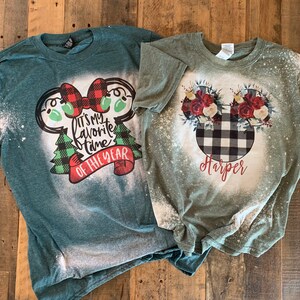 Disney womens christmas sweatshirt, green christmas sweatshirt disney, red christmas sweater, disney family christmas sweatshirt image 7