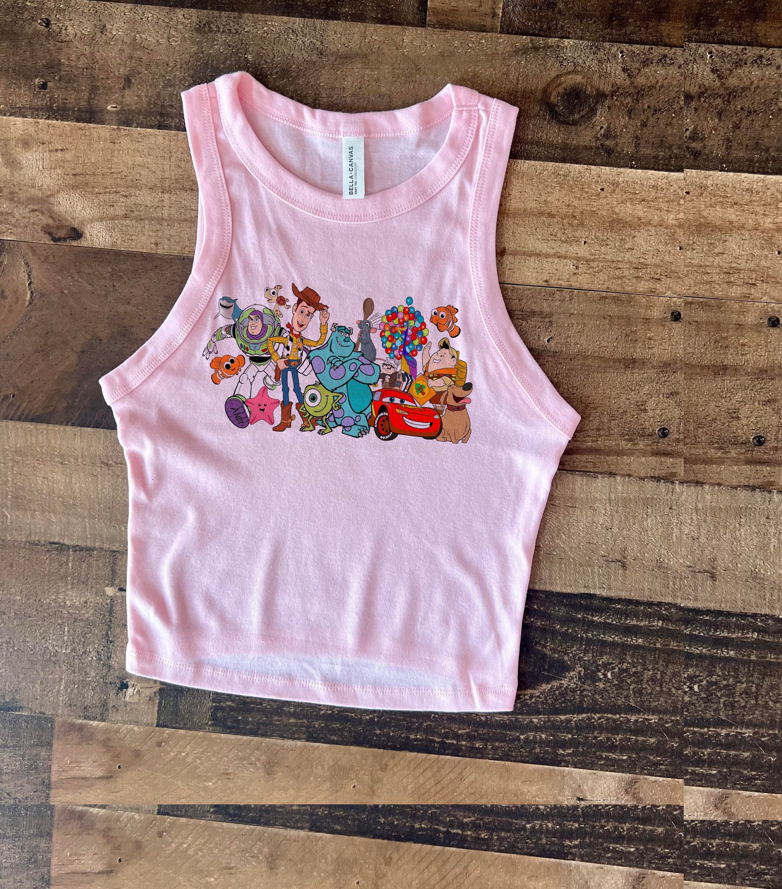 Incredibles Nemo Crop Tank, up Disneyland Crop Tank