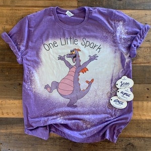 figment shirt, one little spark tank, imagination disney shirt, disney figment tee, the ride figment, journey imagination, purple dragon