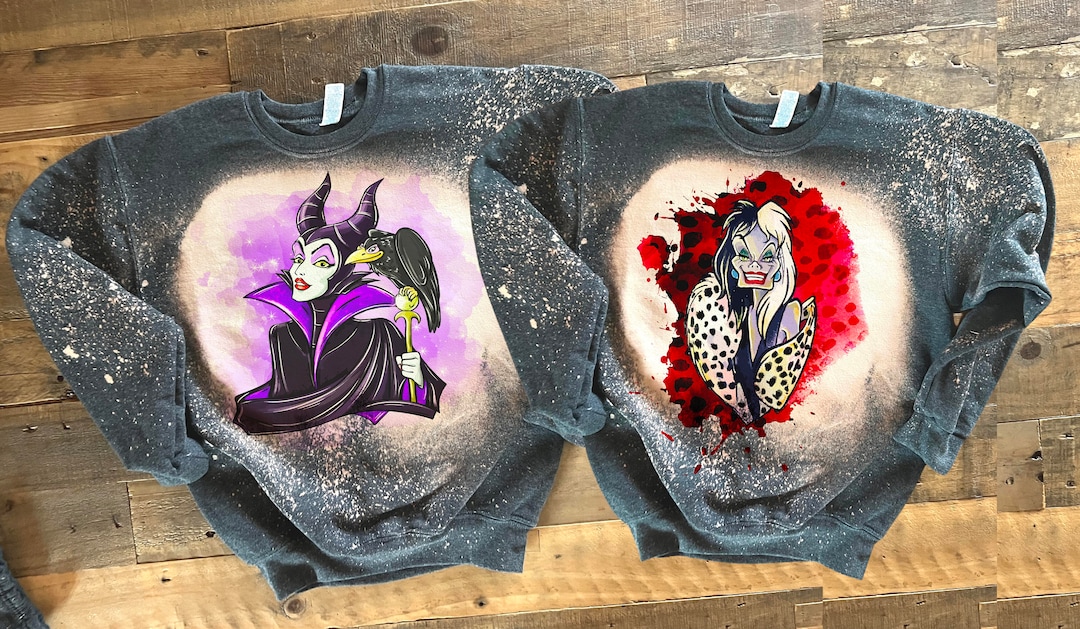 Villain Sweatshirt Wicked Evil Queen Hoodie Old Hag Ursula Grimhilde Jumper Disney Villain Sweatshirt Maleficent Etsy UK