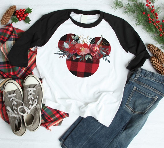 Chemises de Noël disney, raglan disney, plaid disney, chemises de