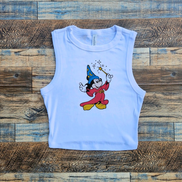 Camiseta corta Fantasmic, Mickey el Hechicero, camiseta Fantasia para bebé, camiseta corta de mago de Disney, camiseta y sudadera Fantasia para mujer, Disneyland