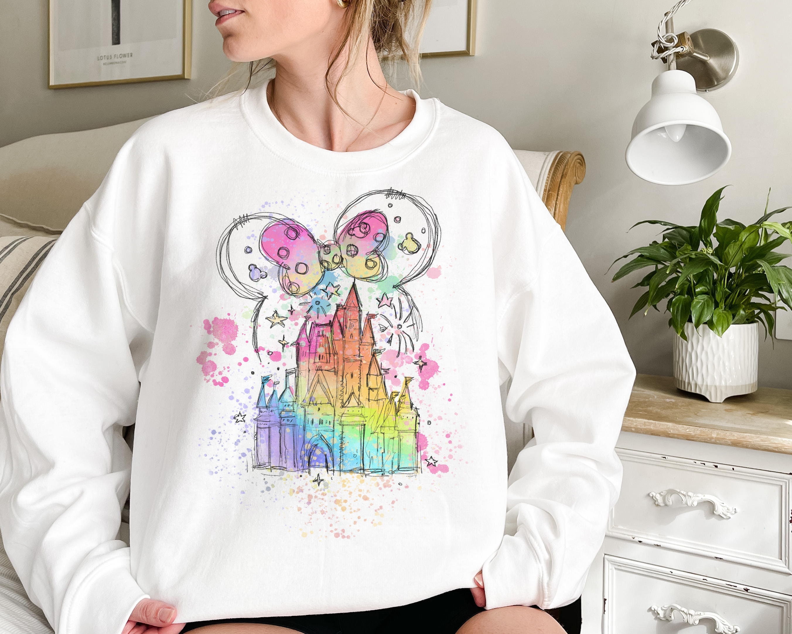 Disney Castle Sweatshirt Walt Disney Castle Sweatshirt Princess Castle Long Sleeve Magic Kingdom Castle Sweatshirt Sleeping Beauty Castl Etsy Canada