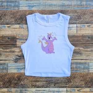 Figment Crop Tank, One Little Spark, Epcot Figment Baby tee, Disneys Purple Dragon Crop, Womens Journey tank top and sweatshirt