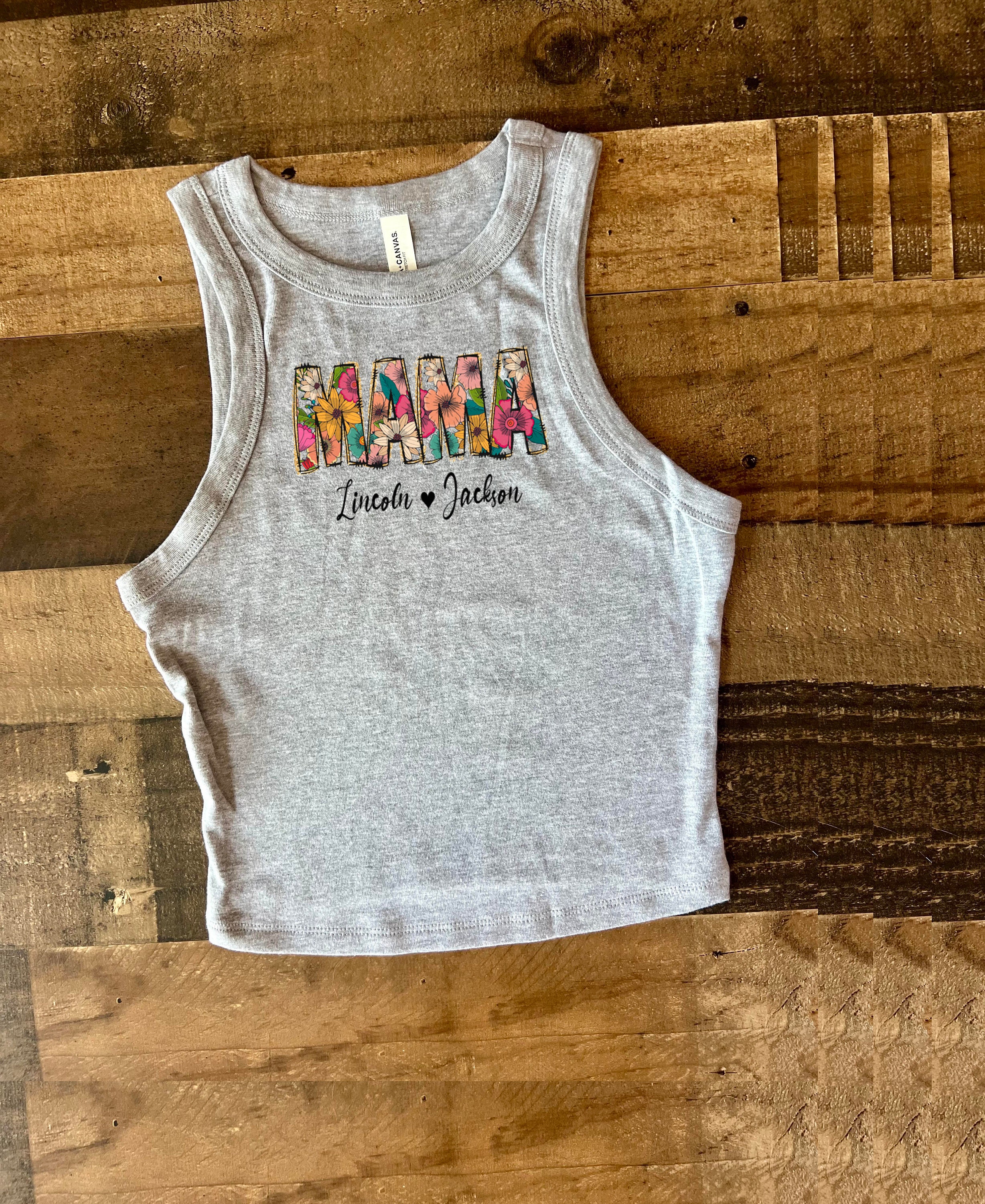 Mom Crop tank, Mama Crop Top, New Mommie shirt, Mothers day gifts, first time