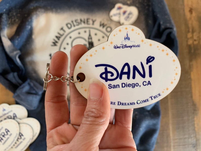 Personalized Disney Keychain Disneyworld Keychain Disneyland Etsy