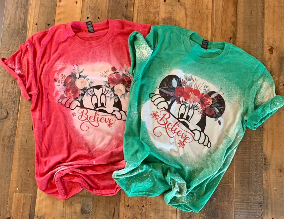 Disney christmas t shirt best sale women's