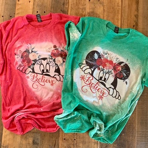 Christmas disney womens shirt, disney womens christmas shirt, christmas disney family shirts, matching disney shirts, colorful xmas 2021