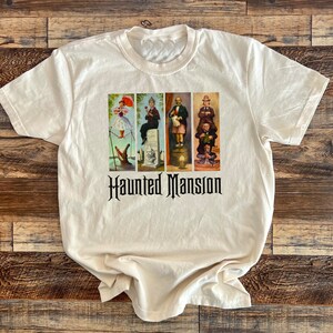 Tightrope Lady Shirt, Haunted Mansion Sally bleached, Hitchhiking Ghost, Sally Slater tee, Disneys Haunted Mansion, 99 Happy Haunts image 9