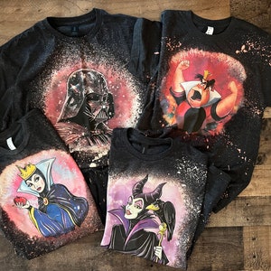 Darth Vader, Queen Hearts tshirt, Evil Queen shirt, Ursula villain shirt, evil, lady gothal, poor unfortante souls shirt