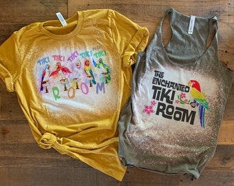 Tiki room shirt, enchanted tiki room tshirt, adventure land shirt, disney tiki tiki tshirt