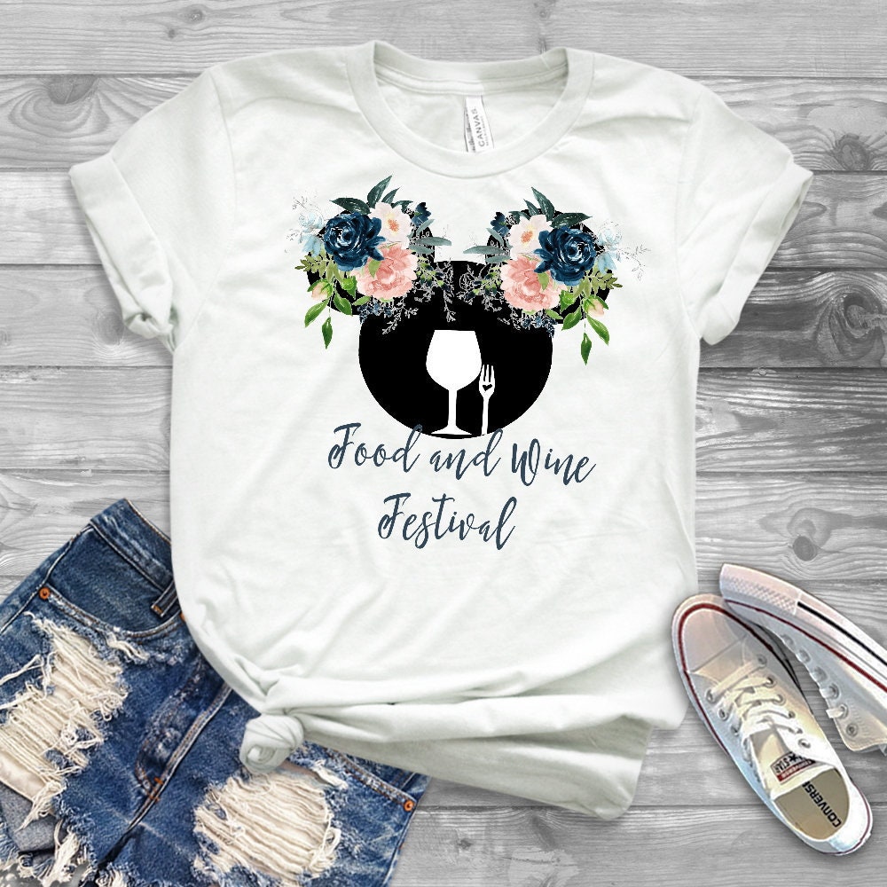 disney food and wine shirts