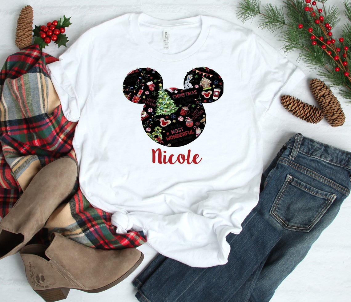 Christmas disney vacation shirt custom christmas disney Etsy