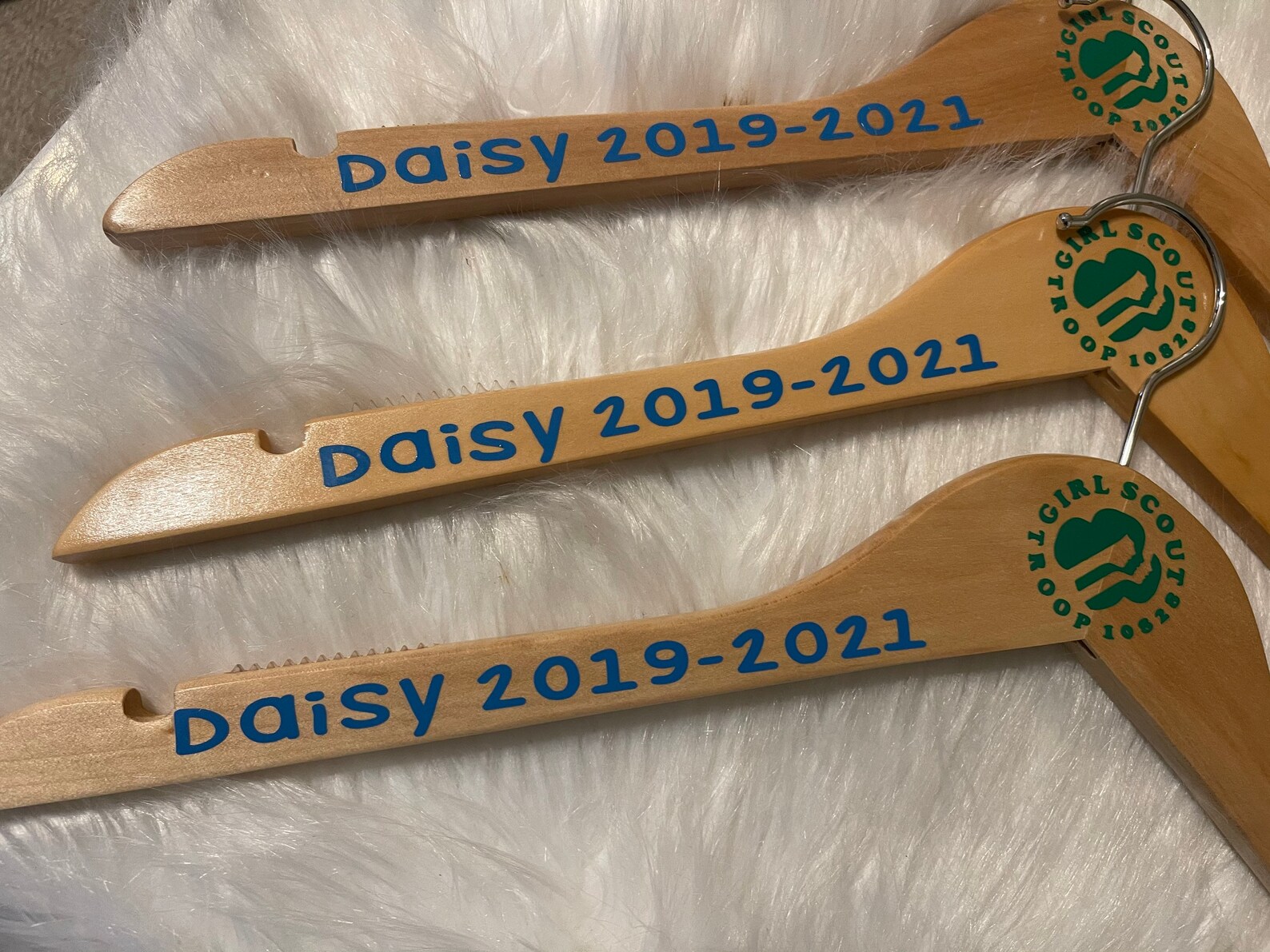 Girl Scout Personalized Hanger Daisy Etsy