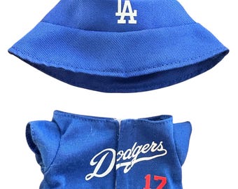 Dodger Ohtani outfit for  17” cm doll Labubu