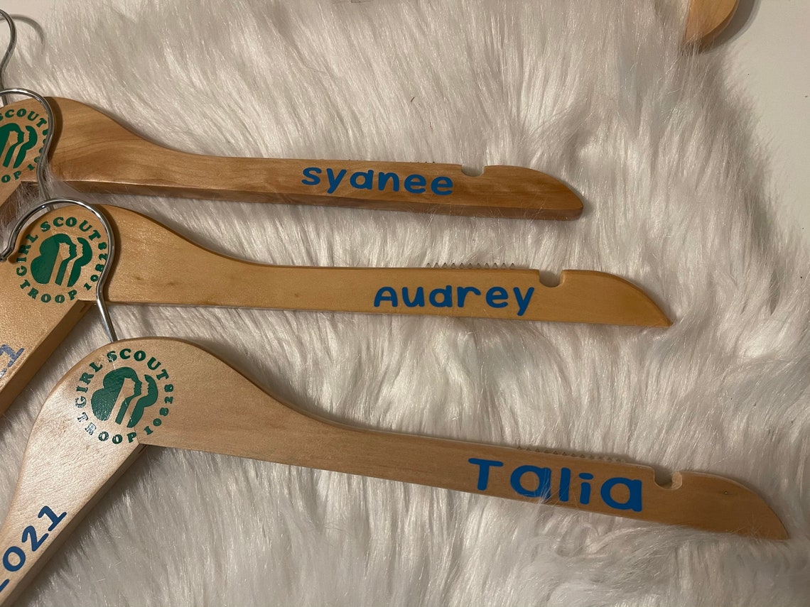Girl Scout Personalized Hanger Daisy Etsy
