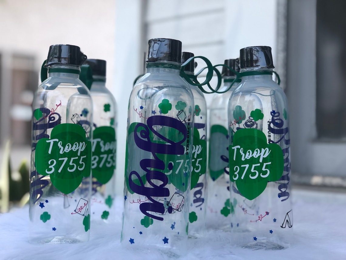 Girl Scout water bottle Etsy