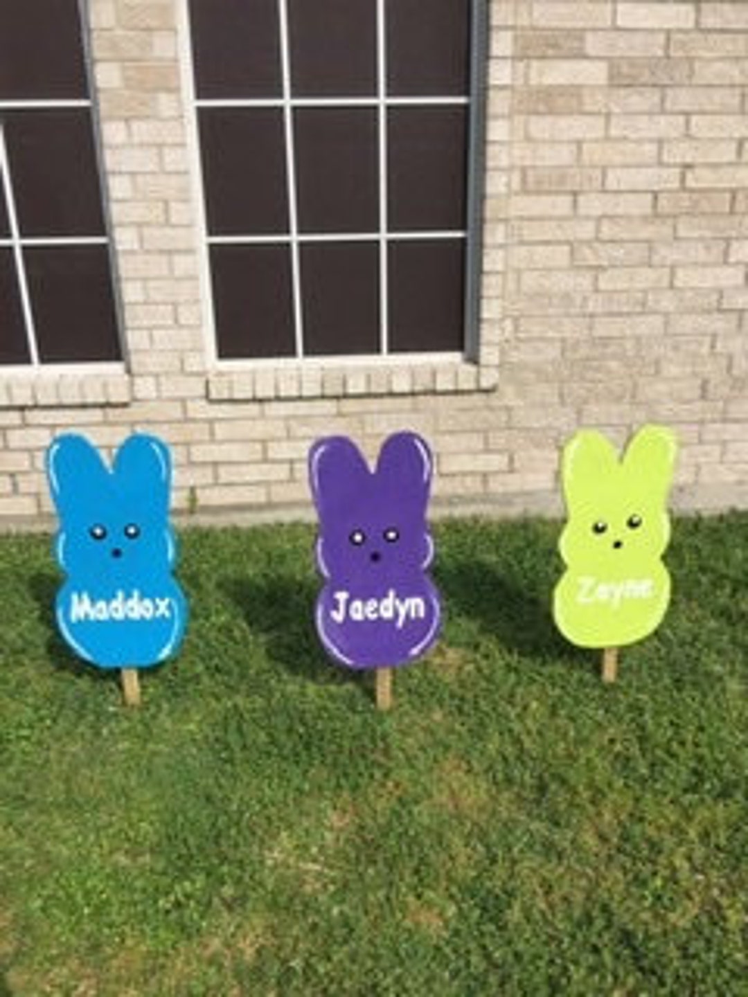 Wooden Yard Art Signs Etsy