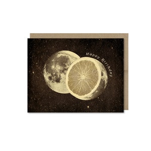 Birthday Card • Birthday Gift For Friend • Moon & Citrus