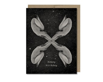 Birthday Card • 'All Together' • Space Birthday Card • Blank Inside