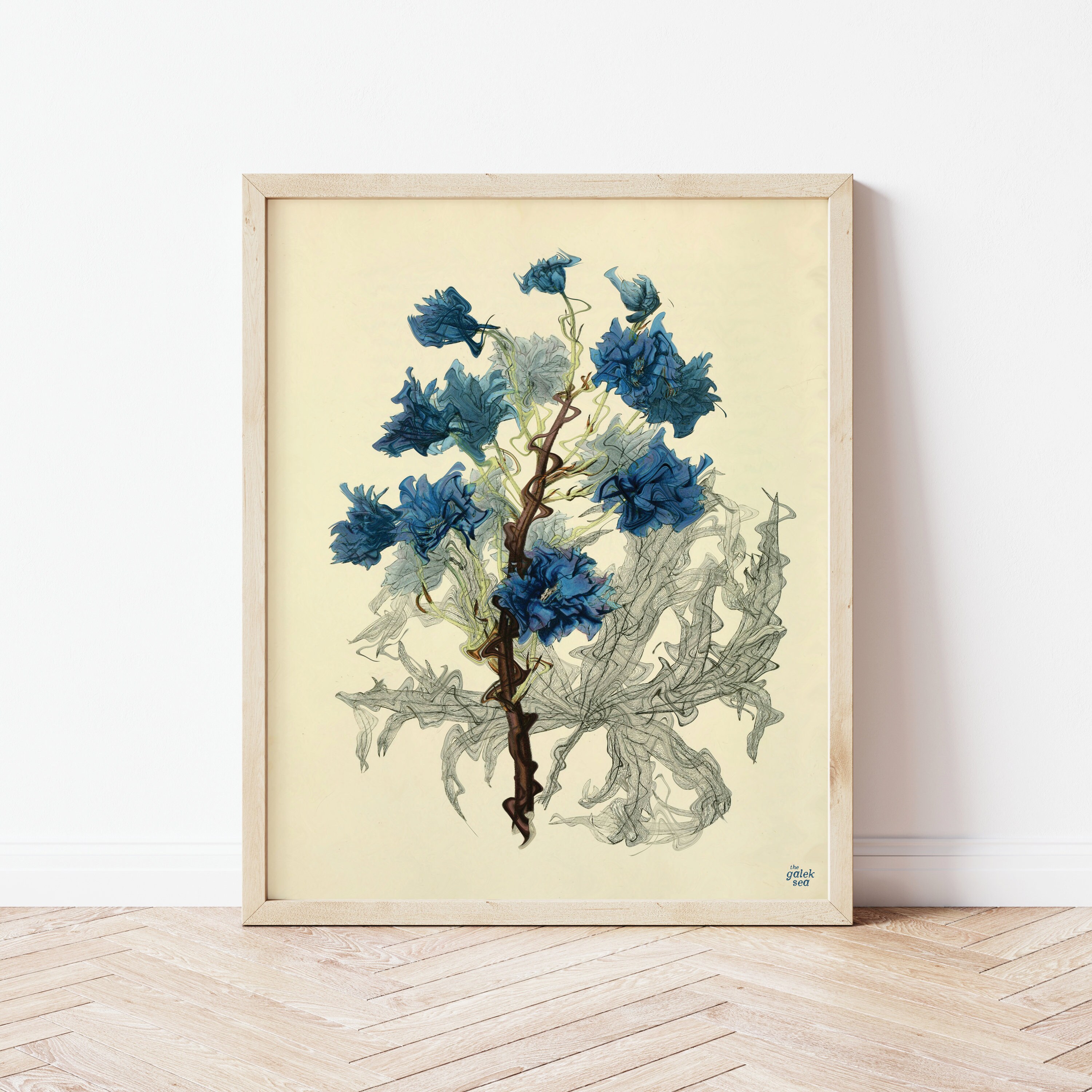 Vintage Flower Art Print • Vintage Botanical Decor • Plant Wall Art ...