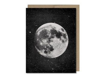 Moon Card • Space Card • Any Occasion