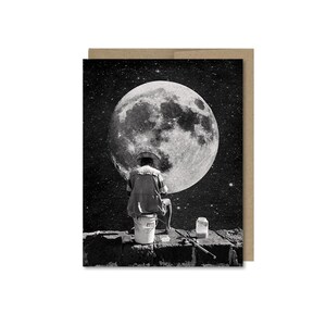 Fisherman & Moon Card • Any Occasion