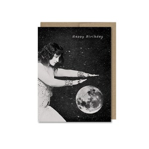 Fortune Teller Birthday Card • Birthday Gift For Friend • Astrology & Tarot • Moon