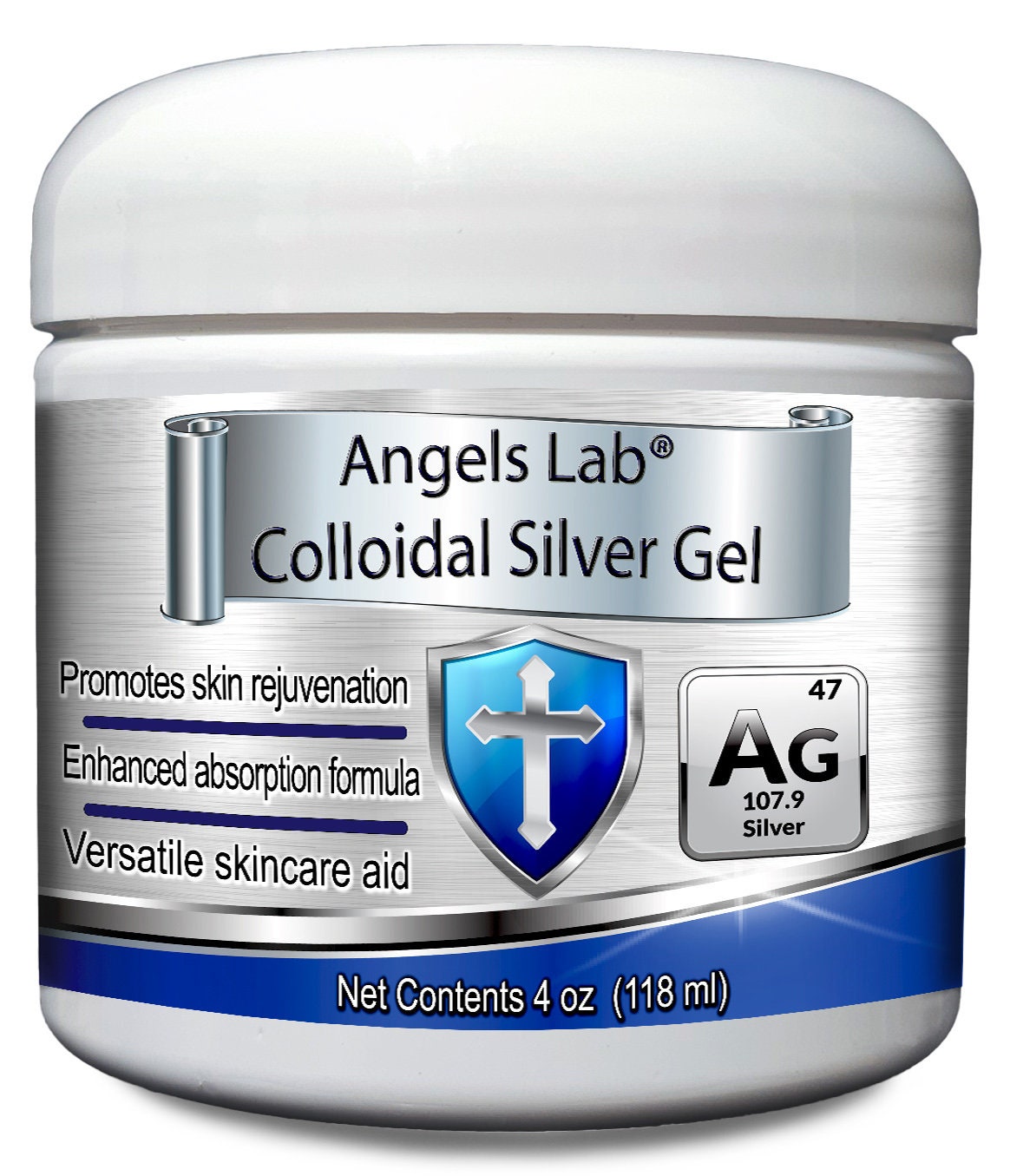 Colloidal Silver Gel 4oz 100ppm BEST NANO!!