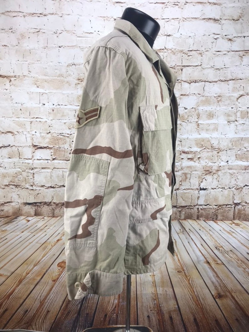 Men's vintage camouflage jacket Tan Khaki Camo Jacket Etsy