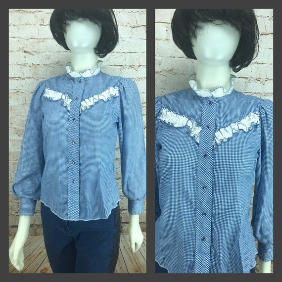 Girl's Vintage Western Shirt - Small Women's Weste