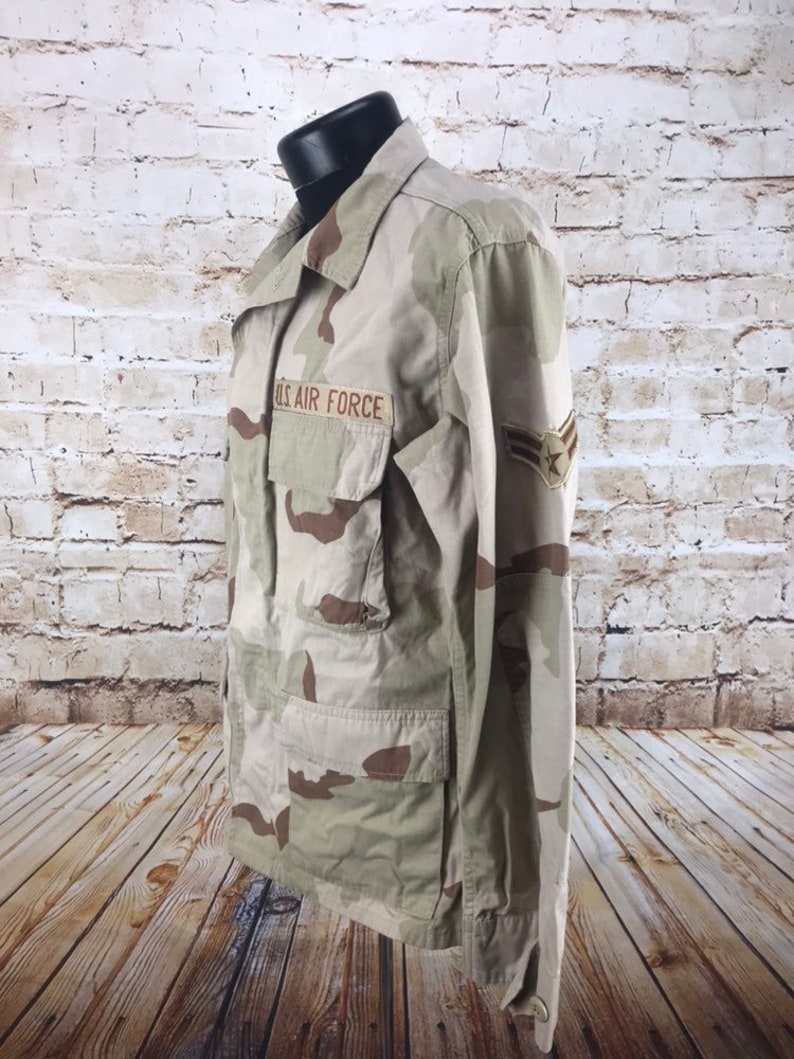 Men's vintage camouflage jacket Tan Khaki Camo Jacket Etsy