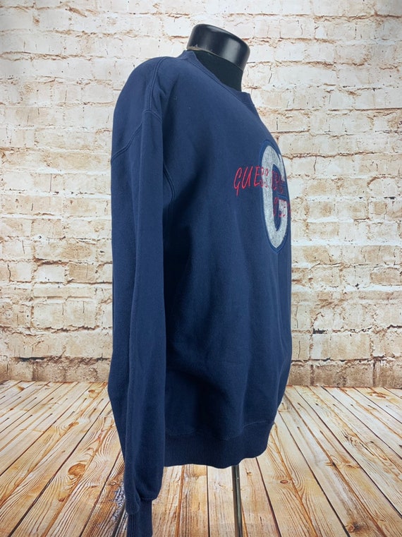 Vintage 90's Guess Jeans Pullover Sweatshirt - Em… - image 6