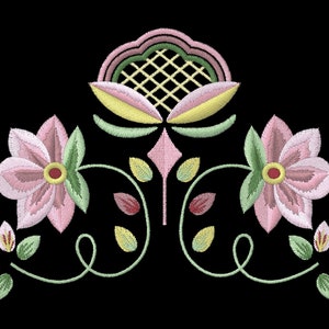 Lundeby florals machine embroidery file