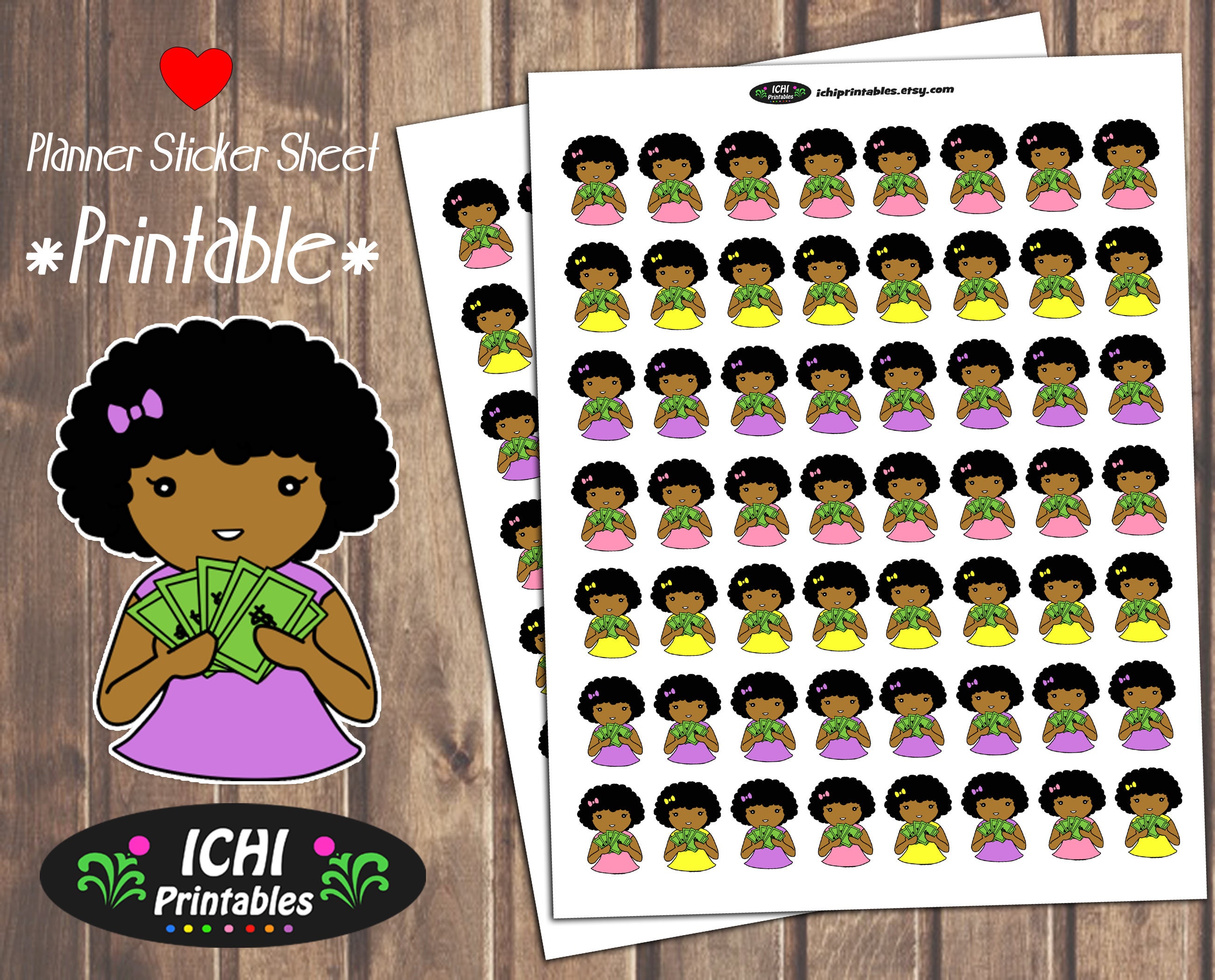 Payday Printable Planner Stickers Payday Planner Stickers | Etsy