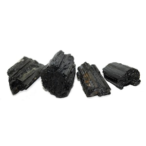 Natural Black Tourmaline Quartz Healing Crystals