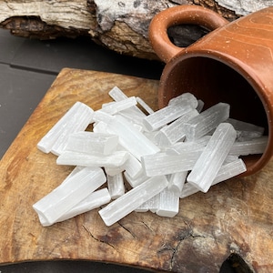 Selenite Sticks Satin Spar Wands 500g
