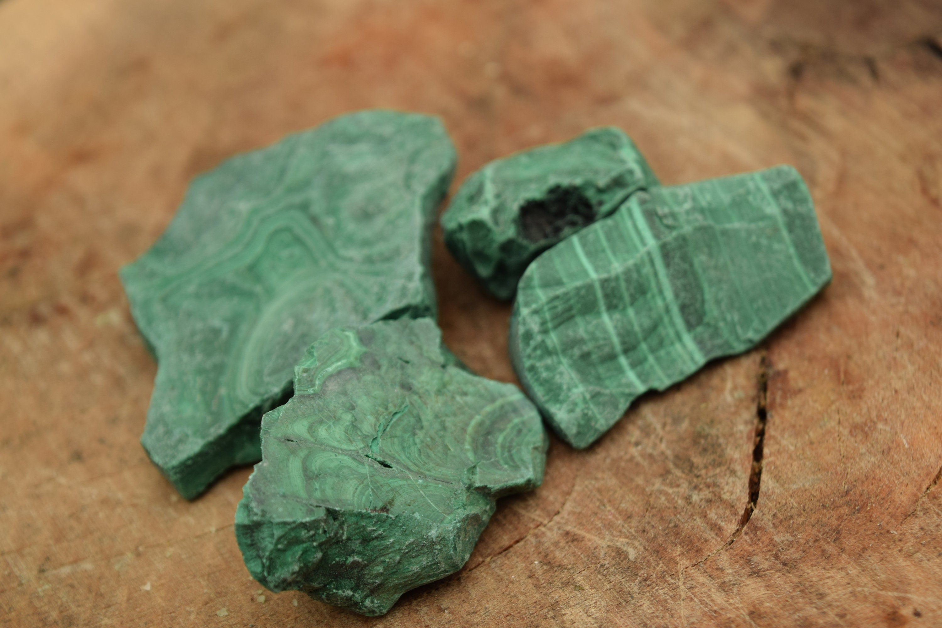 Malachite Green Copper Ore Healing Crystal Mineral Stone Etsy