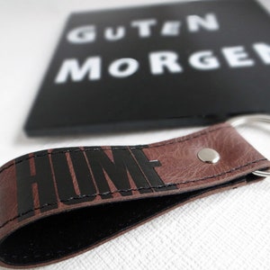 home leather keychain image 4