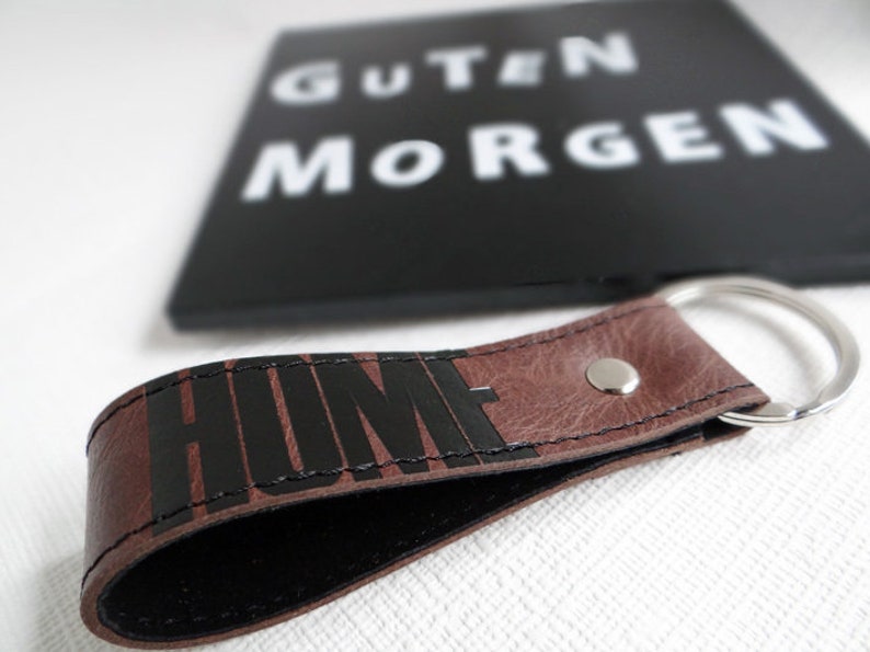 home leather keychain image 4